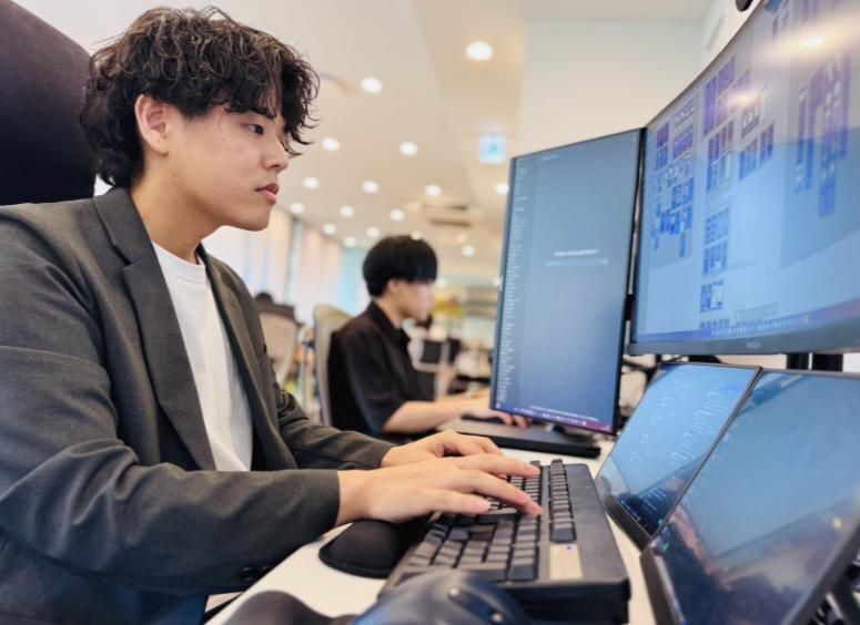 作業中の社員